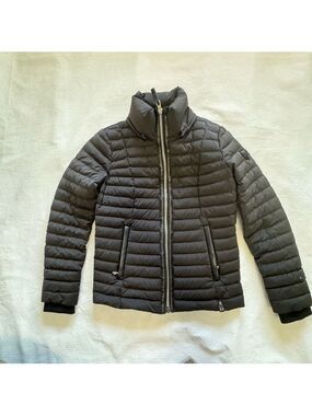RUDSAK Black Puffer Jacket for Kids